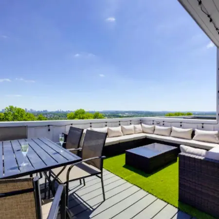 Luxury Four-Story Home With Rooftop Views, 10Min To Downtown! Sleeps 12! Nashville Exterior foto